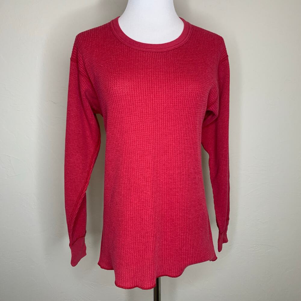 JE Morgan's Vintage Red Thermal Shirt Sz Large 42 -44